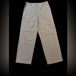 Sunday Best Aritzia Khaki Straight Leg Pants